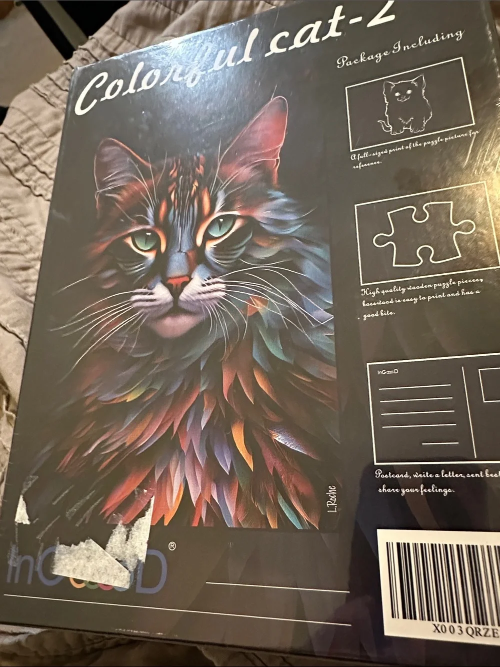1000 pc colorful cat puzzle